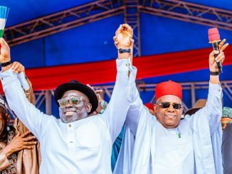 Three Collapse As Kashim Shettima Hands Over APC Structure To Oborevwori