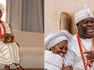 "You fill my life with laughter and unwavering love" - Queen Ashley expresses her love for Ooni of Ife