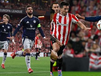 Man United cruise to 3-0 win over Athletic Club in Europa League semi-final first leg