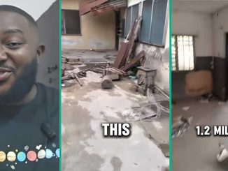 Man Shows Off 3-bedroom Apartment for N1.2m Yearly, Says Landlord Wants Tenant to Renovate House
