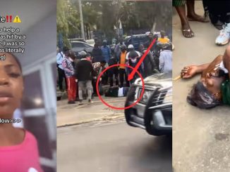 Lady saves stranger hit by trailer in road accident, seeks help to locate family