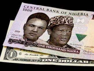 Naira falls to N1,612/$1 at official market