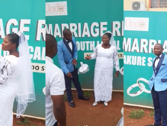 "God unwhen" – A Lady's Court Marriages Raises Concern Among Netizens (WATCH)