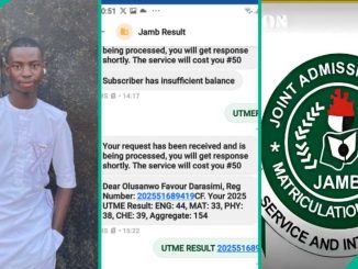 "How Can I Score 33 in Mathematics?" JAMB Result of Boy Born in 2005 Comes Out, He Rejects Scores