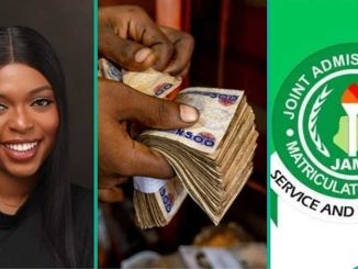 UTME 2025: Lady Rewards Sister With Cash After Seeing Her JAMB Score, Photo Trends Online