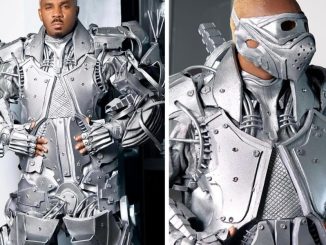 Pretty Mike Storms AMVCA In Iron Man Suit (Photos)