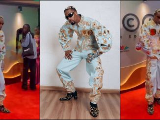 Neo Akpofure sparks reactions with outfit to AMVCA