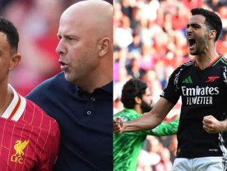 Liverpool surrender two-goal lead as Arsenal fight back to draw at Anfield