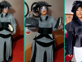 Actress Eucharia Anunobi Attends AMVCA 2025 With Bible, Video Triggers Reactions