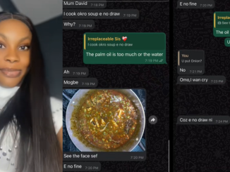Funny conversation between two sisters after one of them cooked okro soup that "refused to draw" for her boyfriend (WATCH)