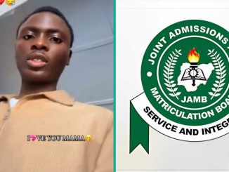 JAMB: Man Who Earlier Told Mum She Won't Score More than 6 Reacts after Seeing Her UTME Result