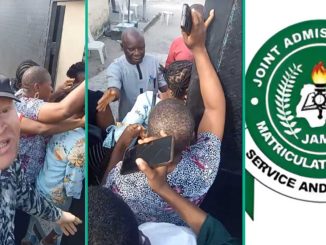 2025 UTME Results: Man Shows How Parents Stormed JAMB Office in Lagos Over Children’s Low Scores