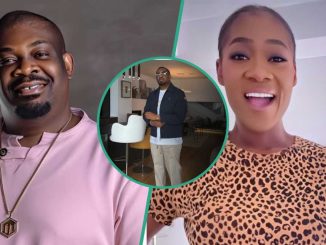 Don Jazzy Unveils New Look, Fans Drool, Drags Mercy Johnson: “Not Easy but Worthwhile”