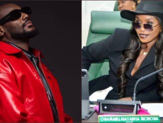 2Baba hails wife Sen. Natasha as 'most beautiful lawmaker' after award win