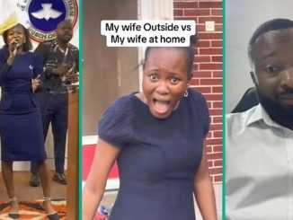 Man Posts Video Showing How Wife Who's a Worker in Church Behaves at Home, People React