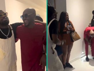 2baba and Natasha Visit Dbanj, Koko Master Ignores Tuface’s Wife: “Bangalee No See Nee Idibia?”