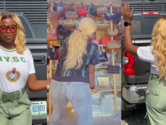 "Why spend huge amounts of money on hairs that are high maintenance" – Woman lamɘnted after her ₦780,000 bouncy wig transformed into wavy hair (WATCH)
