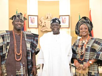 Newly Crowned Alaafin Oyo Visits President Tinubu In Abuja