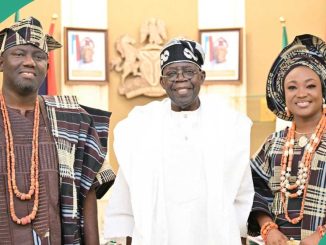 Alaafin of Oyo Oba Owoade visits Tinubu in Aso Rock, Photos Emerge