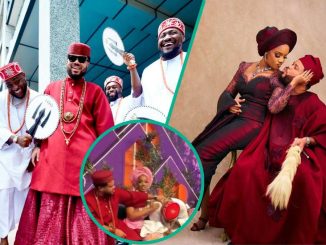 "He Managed My Life For 14 Years: "Davido Cries While Giving Speech at His Manager Asa's Wedding