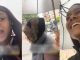 Abroad-based lady amazed after an elderly woman came under her umbrella and started walking with her while it was raining (WATCH)