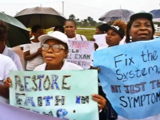 Women Aid Collective take protest to JAMB office in Abia over server malfunction