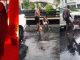 "Even my 1-year-old was excited to play" – Woman returns home to meet her husband and three kids playing football in the rain (WATCH)