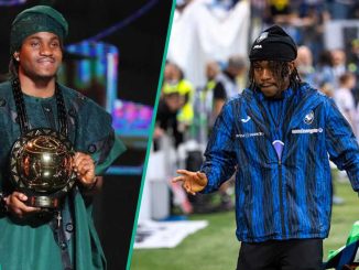 Ademola Lookman Receives Heroic Welcome As Atalanta Star Lands in Lagos With CAF POTY Award