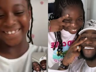 Davido reunites with Imade