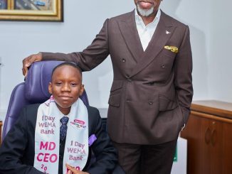 12-yr-old Chiderije Mbah Emerges 1-day Wema Bank MD/CEO