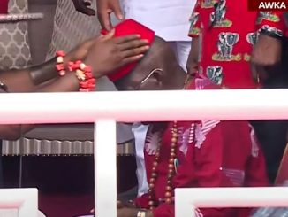 Anambra Traditional Rulers Confer 'Dike Si Mba' Chieftaincy Title On Tinubu