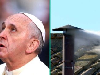 Breaking: White Smoke Emerges From Vatican Chimney Showing New Pope Has Been Elected