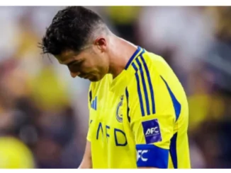 Cristiano Ronaldo reacts as Al Nassr exit Champions League, to finish season trophyless