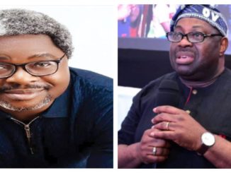 Lere Olayinka and Dele momodu