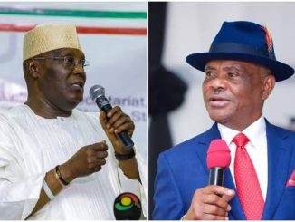 Apologise For Lying That Obasanjo As President Knelt Before Me - Atiku Tells Wike