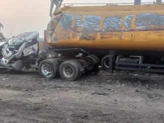 Kerosene-ladden tanker loses control in Ogbomoso