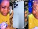 Nigerian lady caught stealing iPhone 13 pro max in Ghana