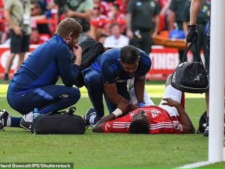 Nottingham Forest Striker Awoniyi In Induced Coma After Surgery On Near-fatal Abdominal Injury