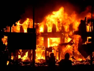 Properties worth millions of naira destroyed as fire razes Ibadan poly staff quarters