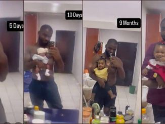 Proud father documents daughter’s growth from birth to first birthday