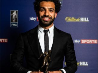 Salah named FWA Footballer of the Year