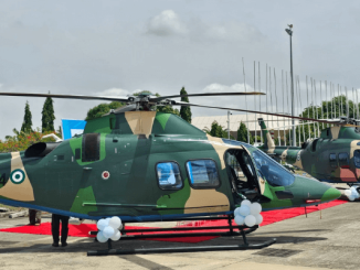 Tinubu Inducts NAF Attack Choppers, Vows To Crush Terror