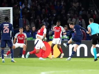 UCL: PSG beat Arsenal 2-1, to face Inter Milan in final