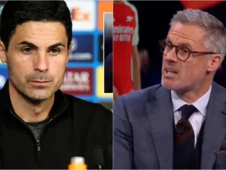UCL: That's nonsense - Carragher knocks Arteta over comments after Arsenal's exit