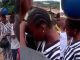Woman disgraced in public for allegedly stealing gas cylinder