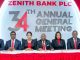 Zenith Bank Delights Shareholders With Dividend Payout of N195.67 Billion, Promises Quantum Leap in Future Dividends