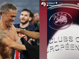 Mbappe congratulates PSG after historic Champions League triumph